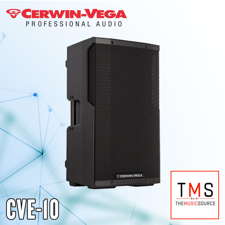 Cerwin Vega CVE-10 1000w 10″ Powered 2-way Loud Speaker 1000W 10