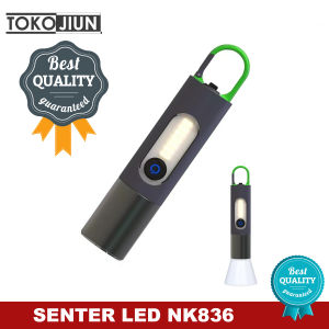 Senter LED Super Terang Multifungsi Tahan Air Portable NK836