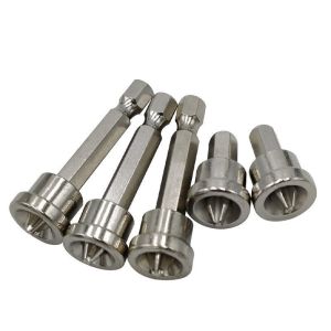 5PCS Magnetic Positioning Screwdriver Bits Head 25/50mm Positioning Bit Batch Head Wood Working