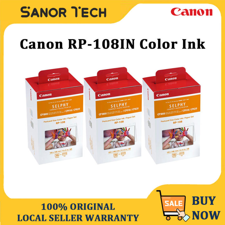 Compatible with Canon Selphy CP1500 CP1300 CP1200 CP1000 CP910 Ink