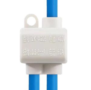 Terminal Block ZK-M206 M306 M406 / EX-M206 M306 M406 High Power Splitter 400V/60A Konektor Kabel ZK M206 M306 M406 / EX M206 M306 M406 1 input 2 output 3 output 4 output Quick Junction Box Wire Connector Cable