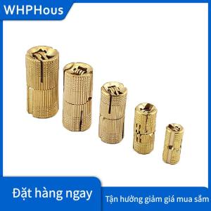 WHPHous Đồng Brass Đồ Nội Thất Bản Lề 8-24Mm Hình Trụ Ẩn Tủ Giấu Vô Hình Cửa Bản Lề Cho Phần Cứng Hộp Quà Tặng