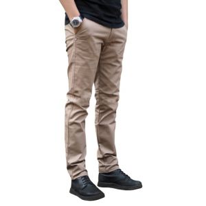Celana Pria Chino Slim Fit Panjang Kerja Kantor Santai Liburan Cowok Gentleman Boy