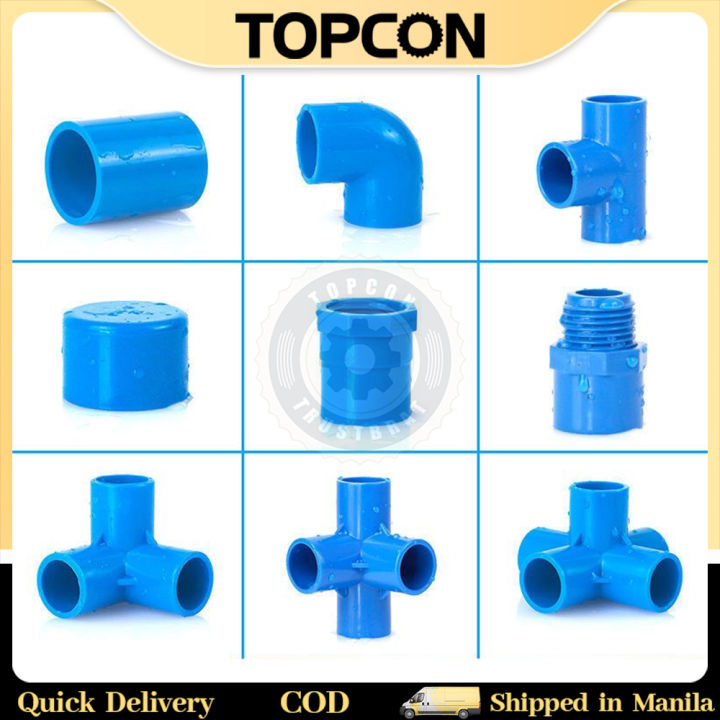 1/2inch To 1inch Blue Pvc Pipeline Fittings Coupling,Tee,Elbow,Pipe Hat ...