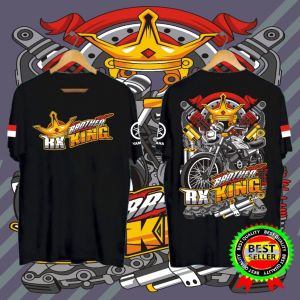 Casual Original Brother RX-KING BLACK MENS T-SHIRT    Simple DYNAMICS AND GIVES A CASUAL IMPRESSION