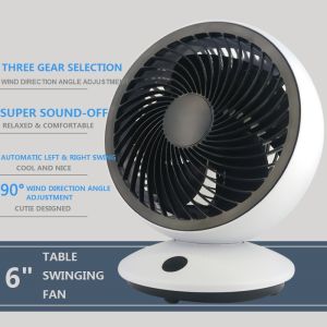 EDEMS Mini Portable Swinging Fan Cooling Usb Table Fans 3 Speed Strong Wind Cooler For Home Room Office Mini Kipas Mudah Alih Berayun Penyejukan Kipas Meja Usb 3 Kelajuan Kuat Angin Kuat Untuk Pejabat Bilik Rumah