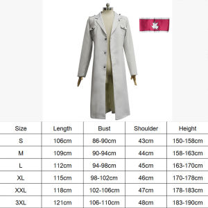 Anime Attack On Titan Costume Marley Officer Cosplay Uniform Sets Japanese Army Coat Red Armband Trench Coat Pants Shirt
