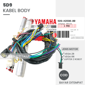 5D9 KABEL BODY VEGA ZR VEGA RR JUPITER Z ROBOT/ WIRE HARNESS ASSY/ YAMAHA/ KABEL BODI/ MOTOR/ SET