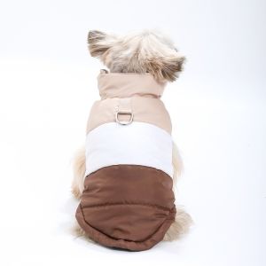 MASTERYX Windproof Dog Warm Clothes Winter Thickened Dog Hiking Jacket Fashion Waterproof Dog Bodysuit for Small Medium Dog