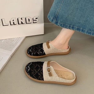 Free Shipping Linen Slip-On Sandals For Women Perfect For Summer Wear Versatile And Breathable 2026 New Style