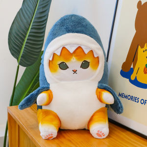 Gấu bông con mèo cosplay cá mập cá mập mặt mèo dễ thương siêu cute cho bé (20cm---40cm) hàng xịn cao cấp an toàn cho trẻ nhỏ