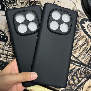 Case Redmi Note 14 Pro 5G/14 Pro Plus/Poco X7 5G Casing Premium Slim Exellent Softcase Black Matte