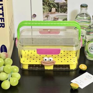 Fornicalmore hộp đựng trái cây Snack cầm tay sắc nét hoạt hình Hộp đựng đa năng thích hợp cho dã ngoại ngoài trời