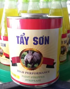 Dung Dịch Tẩy Sơn Chai Tẩy Sơn Chất Tẩy Sơn tẩy được sơn sắt kẽm sơn xe ô tô sơn tĩnh điện tẩy trên gỗ..... (1LIT/ lon)