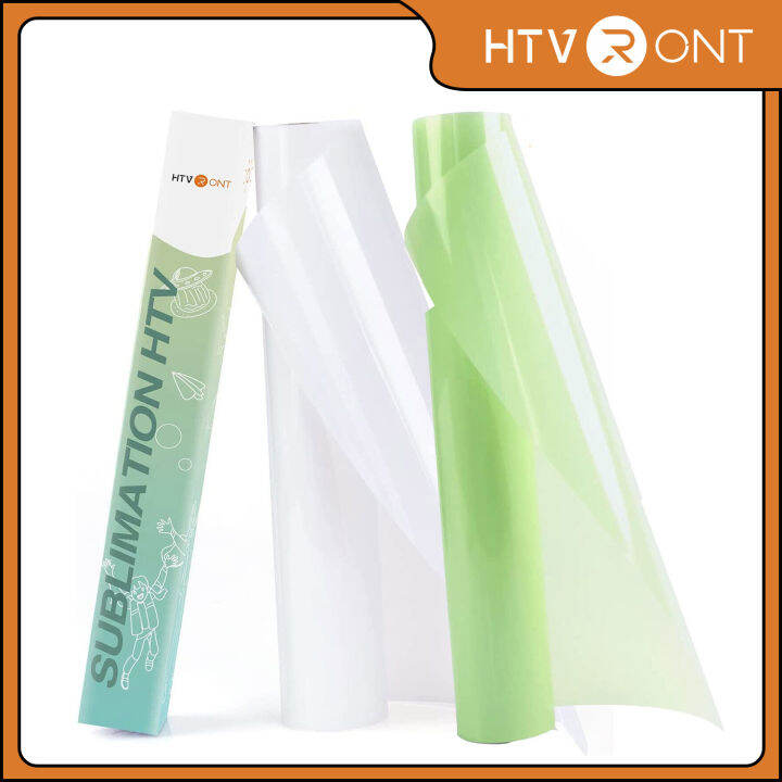 Htvront Clear Htv Vinyl For Sublimation X Ft Upgraded Matte Sublimation Vinyl Wash Durable