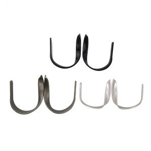 2Pcs Stylish Aluminum Curtain Tiebacks Hooks Decorative Drapery Holders Wall Mounted Hooks for Living Room or Bedroom