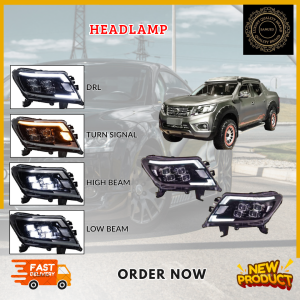 NISSAN NAVARA NP300 PRO4X 2X 2016-2021 CAR PROJECTOR SUPER 4 LED HI-LO BEAM RUNNING SIGNAL HEAD LAMP