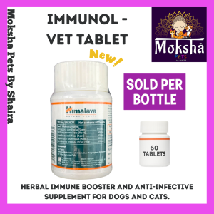 Immunol Vet Tablet Himalaya Per Bottle 60tabs | Immunol Liquid Syrup Himalaya 100ml