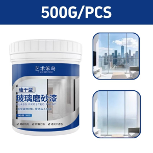 500G Frosted Glass Window Paint Anti Peeping Paint Coating Privacy Protection Glass Frosted Paint