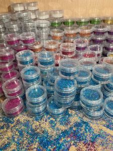 Set 10 màu bột kim tuyến trang trí resinnailsơnvẽthủ công[tạo hiệu ứng lấp lánh]