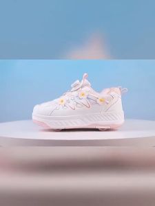 SKISOPGO Roller Skates Shoes Detachable Wheels Kids Adult Outdoor Sport Sneakers Kasut Roda Breathable