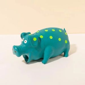 METALIX with Sound Squeaker Dog Squeaky Toy Grunt Pig Durable Latex Dog Chew Toys Fun Soft Latex Dogs Squeeze Toy Pets Playing