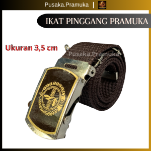 Ikat Pinggang Sabuk Pramuka Untuk Anak SD SMP SMA Bahan Canvas Nylon