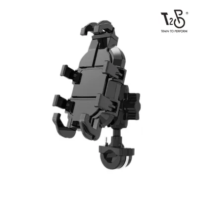 T2P Motorcycle Phone Holder Octopus Grip 8 Claws Bike Phone Holder 360° Rotation Vibration Damping