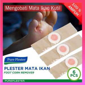 6 Pcs Plester Mata Ikan Obat Kutil Mata Ikan Tahi Lalat Plester Kutil Penghilang Pencabut Kaki Leher Wajah Foot Corn Removal Plaster