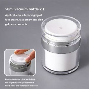 MODERNLUX 15ml/30ml/50ml Bình hút chân không Chai du lịch Bảo hiểm toàn diện Chai kem dưỡng da  Quà tặng Loại đẩy Chai mẫu