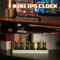 WIFI Control IPS Nixie Tube Alarm Clock with Colorful RGB Lights for Game Room Decoration.DIY Clock Faces and Pictures.Gift Idea. 