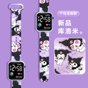 JENL Cute Cartoon Sanrio Digital Electronic Watch for Students Junior High School Boys and Girls Mirror Face Kids Watch