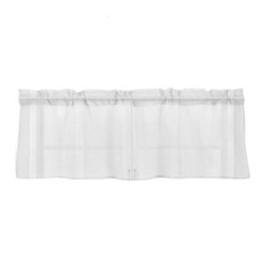 Natural Linen Short Curtain For Bedroom And Living Room Rod Pocket Type Small Window Curtain Lightweighted