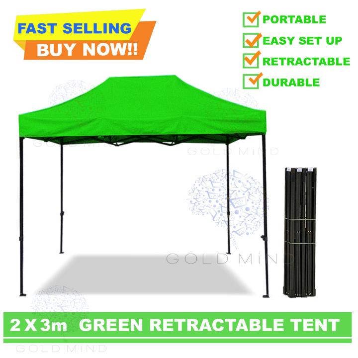 HEAVY DUTY 2x3 Meter Retractable Gazebo Tent LOWEST PRICE Adjustable