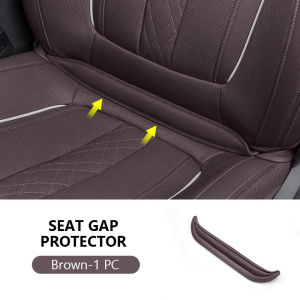 SEAMETAL Leather Car Seat Gap Filler Universal Flexible Seat Gap Protector Auto Interior Accessories