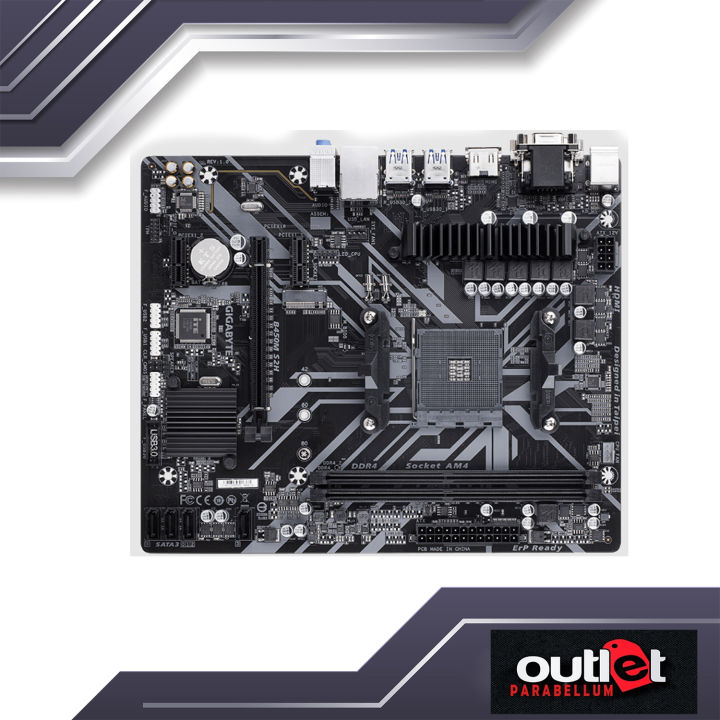 REFURBISHED GIGABYTE GA-B450M-S2H AMD B450 AM4 DDR4 MATX MOTHERBOARD  Lazada PH