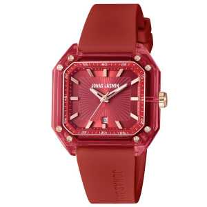 Jam Tangan Wanita Analog Original Jonas Jasmin 2258 Rubber Strap Water Resistant