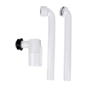 Adjustable Sink Drain Trap 1/4Inch Space Saving Sink Waste Trap For Bathroom Adjustable Washbasin Siphon Enduring