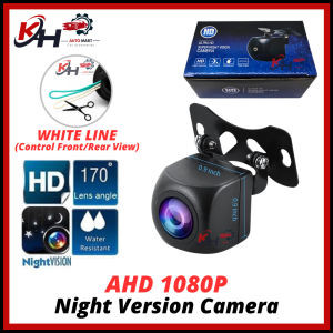 💎1080P AHD Reverse Camera 170° Degree Wide Angle Water Proof HD Night Vision Front Rear View Audio Android Player KERETA