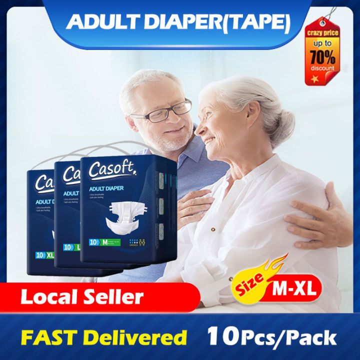 Adult Tape Diapers For Senior Women/Elderly Men Small/Medium / Large