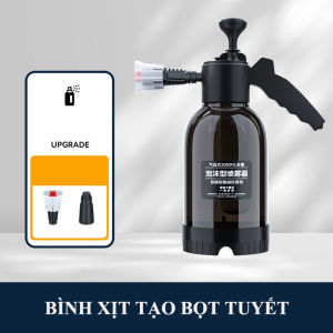 Bình xịt tạo bọt tuyết rửa xe cầm tay Bình xịt bọt tuyết áp suất cao 2000ml Bình phun áp suất không khí