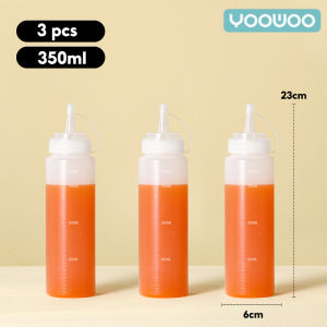 Set Botol Kecap / Botol Saus Plastik / Botol Minyak Goreng / Botol Kecap Anti Tumpah / Botol Serbaguna / Botol Plastik 250ml