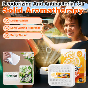 น้ำยาปรับอากาศรถยนต์แบบแข็ง ขจัดกลิ่นไม่พึงประสงค์ ฆ่าเชื้อแบคทีเรีย กลิ่นหอมสดชื่น หรูหรา