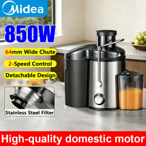 100% PURE JUICE Juicer Mesin Jus Fresh Fruit Extractor 1500W Powerful Motor High Yield Pulp Free Smooth Juice Maker Wide Feed Chute Easy Clean Stainless Steel Centrifugal Juicer Home Kitchen Appliance 榨汁机