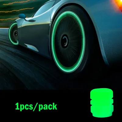 Luminous Tire Valve Caps Fluorescent Night Glowing Car Motorcycle Bicycle Bike Wheel Tyre Hub Valve Stem Cap Decor