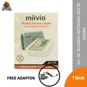 Miivio Blood Pressure Monitor JD-719 Free Adaptor
