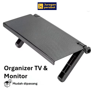 Rak Monitor TV Top Shelf Display Screen Storage Desk Riser