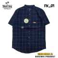 Kemeja Kemko Kain Flanel Lengan Pendek Original Black Surf Banyak Pilihan Warna Dan Motif L XL JU35. 