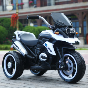 Premium Kids Motorcycle BMW GS1200 - LED Lights + Music | 1-9 Year Olds | Max Load 100kg | Rechargeable