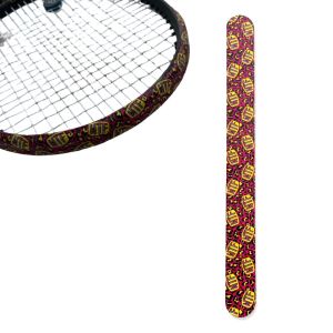 NALANILI Độ đàn hồi cao Miếng dán cạnh vợt tennis Chống ma sát PU Bảo vệ cạnh vợt Tính cách Hấp thụ sốc Băng dán bảo vệ khung vợt tennis Sân quần vợt